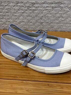 Converse Chuck Taylor All Star Dainty Mary Jane, A11554C Lilac Pewter Sz 9